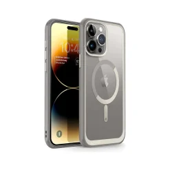 SupCase Unicorn Beetle MAG MagSafe Phone Case for iPhone 15 Pro Max, Gray (SUP-iPhone2023Max-6.7-UBMag-Gray)