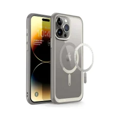 SupCase Unicorn Beetle MAG MagSafe Phone Case for iPhone 15 Pro Max, Gray (SUP-iPhone2023Max-6.7-UBMag-Gray)