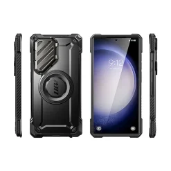 SUPCASE Unicorn Beetle MAG XT MagSafe Samsung Galaxy S24 Ultra, Shock Absorbing, Black (GXYS24U5GMXTBK)
