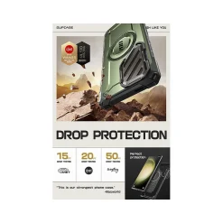 SUPCASE Unicorn Beetle MAG XT MagSafe Samsung Galaxy S24 Ultra, Shock Absorbing, Dark Green (GXYS24U5GMXTGN)