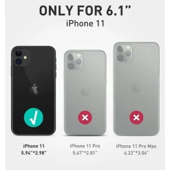 SUPCASE Unicorn Beetle Pro Black Rugged Case for iPhone 11 (S-IP1161-UBP-BK)