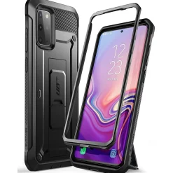 SUPCASE Unicorn Beetle Pro Black Rugged Case for Galaxy S20 Plus (S-S20P-UBP-BK)