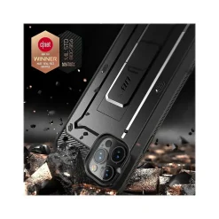 SUPCASE Unicorn Beetle Pro Rugged Case for iPhone 12 Pro Max, Black (SUP-iPhone2020-6.7-UBPro-SP-Black)