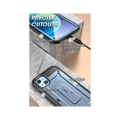 SUPCASE Unicorn Beetle Pro Metallic Blue Rugged Case for iPhone 13 (SUP-iPhone2021-6.1-UBPro-SP-Cerulean)