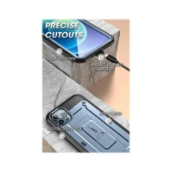 SUPCASE Unicorn Beetle Pro Metallic Blue Rugged Case for iPhone 13 Pro Max (SUP-iPhone2021-6.7-UBPro-SP-Cerulean)