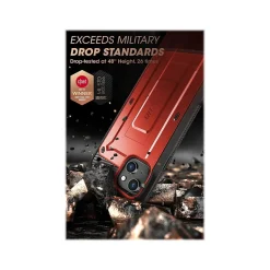 SUPCASE Unicorn Beetle Pro Metallic Red Rugged Case for iPhone 13 (SUP-iPhone2021-6.1-UBPro-SP-Ruddy)