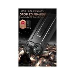 SUPCASE Unicorn Beetle Pro Black Rugged Case for iPhone 13 (SUP-iPhone2021-6.1-UBPro-SP-Black)