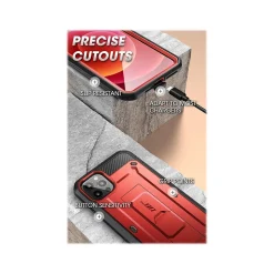 SUPCASE Unicorn Beetle Pro Metallic Red Rugged Case for iPhone 13 Pro (SUP-iPhone2021Pro-6.1-UBPro-SP-Ruddy)