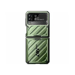 SUPCASE Unicorn Beetle PRO Dark Green Rugged Case for Samsung Galaxy Z Flip4, 5G (SUP-Galaxy2022-ZFlip4-5G-UBPro-Guldan)