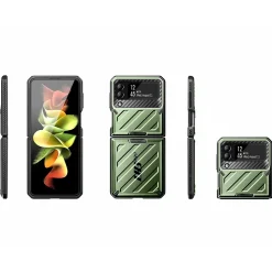 SUPCASE Unicorn Beetle PRO Dark Green Rugged Case for Samsung Galaxy Z Flip4, 5G (SUP-Galaxy2022-ZFlip4-5G-UBPro-Guldan)