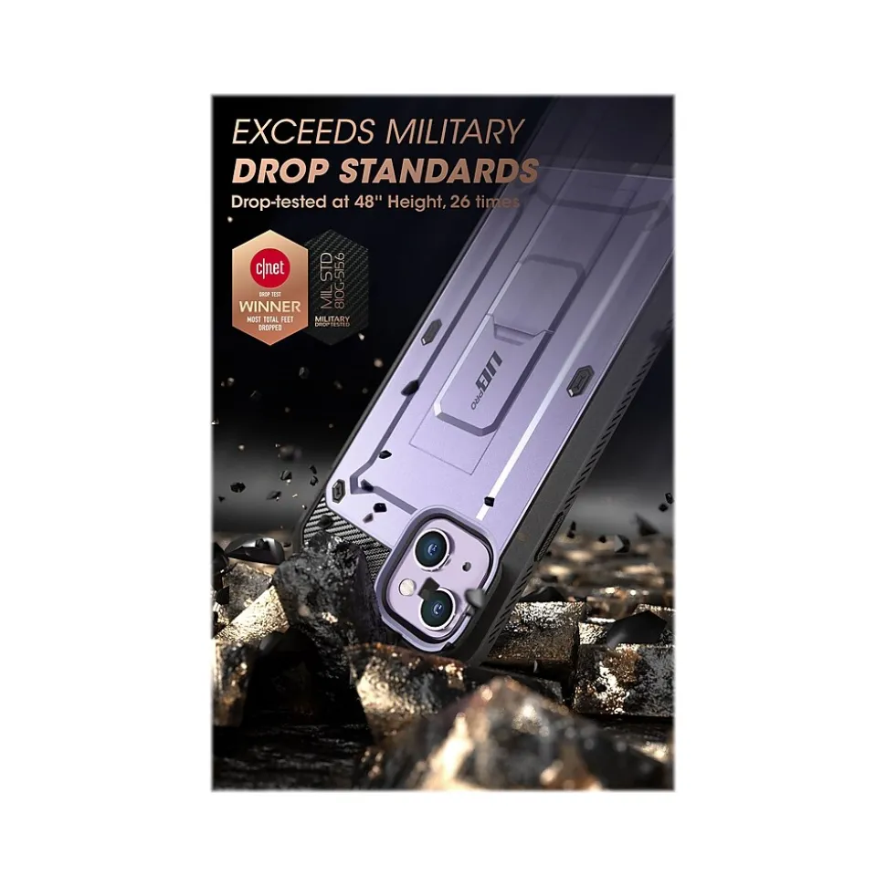 SUPCASE Unicorn Beetle PRO Deep Purple Rugged Case for iPhone 14 Plus (SUP-iPhone2022-6.7-UBPro-SP-Mauve)