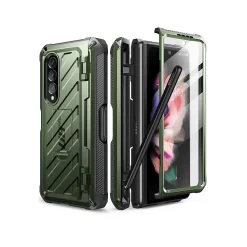 SUPCASE Unicorn Beetle PRO Dark Green Rugged Case for Samsung Galaxy Z Fold4 (SUP-Galaxy2022-ZFold4-5G-UBPro-SP-Guldan)