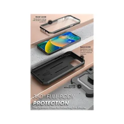 SUPCASE Unicorn Beetle PRO Black Rugged Case for iPhone 14 (SUP-iPhone2021/22-6.1-UBPro-SP-Black)