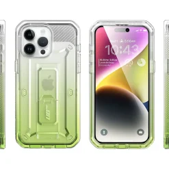 SupCase Unicorn Beetle PRO Rugged Case for iPhone 15 Pro Max, Shock-Absorbing, Gradient Green (SPH23MX67UBPSGG)