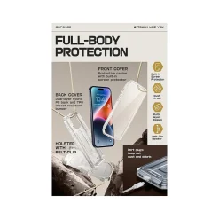 SUPCASE Unicorn Beetle PRO Rugged Case for iPhone 15 Pro Max, Shock-Absorbing, Clear (SUP-iPhone2023Max-6.7-UBPro-SP-Clear)