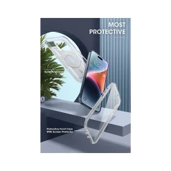 SUPCASE Unicorn Beetle PRO MAG Rugged Case for iPhone 15 Pro Max, Shock-Absorbing, Clear (SPH23MX67MGPSCL)