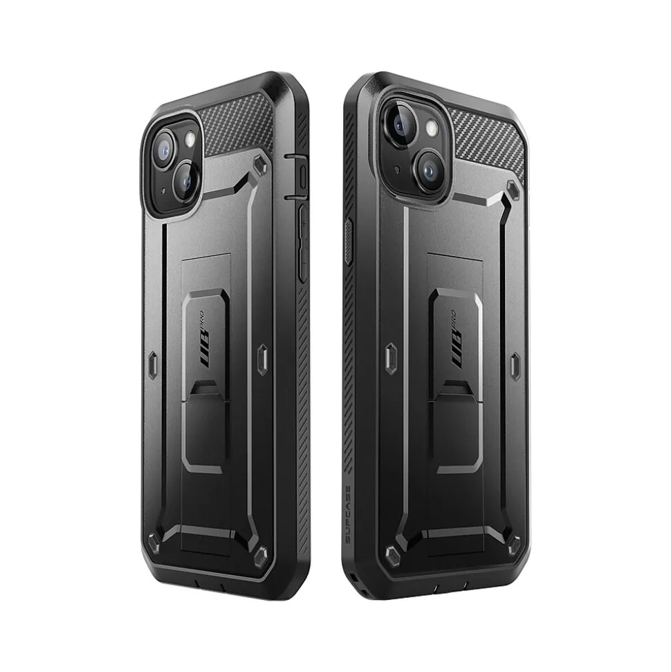 SUPCASE Unicorn Beetle PRO Rugged Case for iPhone 15 Plus, Shock-Absorbing, Black (SUP-iPhone2023-6.7-UBPro-SP-Black)