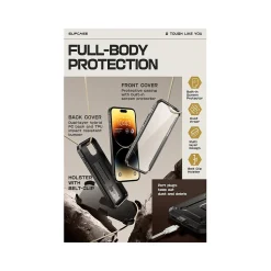 SUPCASE Unicorn Beetle PRO Rugged Case for iPhone 15 Plus, Shock-Absorbing, Black (SUP-iPhone2023-6.7-UBPro-SP-Black)