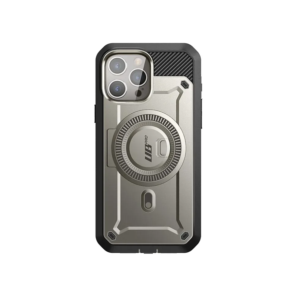 SUPCASE Unicorn Beetle PRO MAG Rugged Case for iPhone 15 Pro Max, Shock-Absorbing, Titan Gray