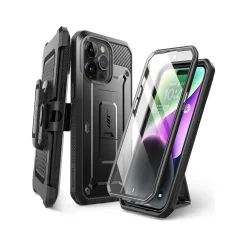 SUPCASE Unicorn Beetle PRO Rugged Case for iPhone 15 Pro Max, Shock-Absorbing, Black (SUP-iPhone2023Max-6.7-UBPro-SP-Black)