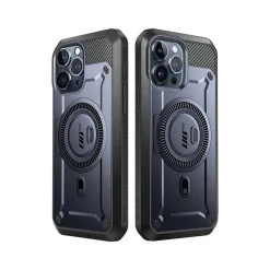 SUPCASE Unicorn Beetle PRO MAG Rugged Case for iPhone 15 Pro, Shock-Absorbing, Dark Blue