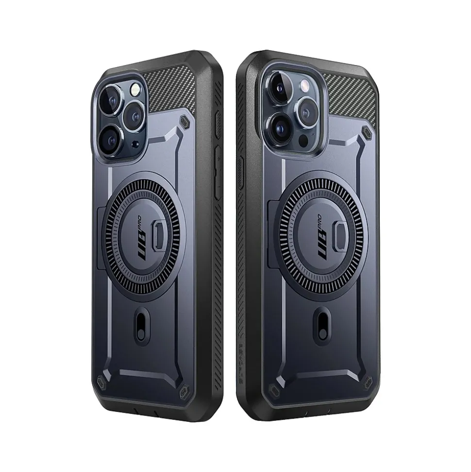 SUPCASE Unicorn Beetle PRO MAG Rugged Case for iPhone 15 Pro, Shock-Absorbing, Dark Blue