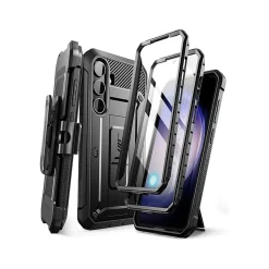SUPCASE Unicorn Beetle Pro Rugged Case for Samsung Galaxy S24+, Shock Absorbing, Black (GS24PUBPRSP2SBK)