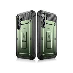 SUPCASE Unicorn Beetle Pro Rugged Case for Samsung Galaxy S24, Shock Absorbing, Dark Green (GS24UBPR2SGN)