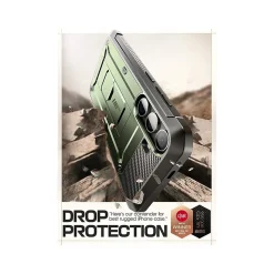SUPCASE Unicorn Beetle Pro Rugged Case for Samsung Galaxy S24, Shock Absorbing, Dark Green (GS24UBPR2SGN)
