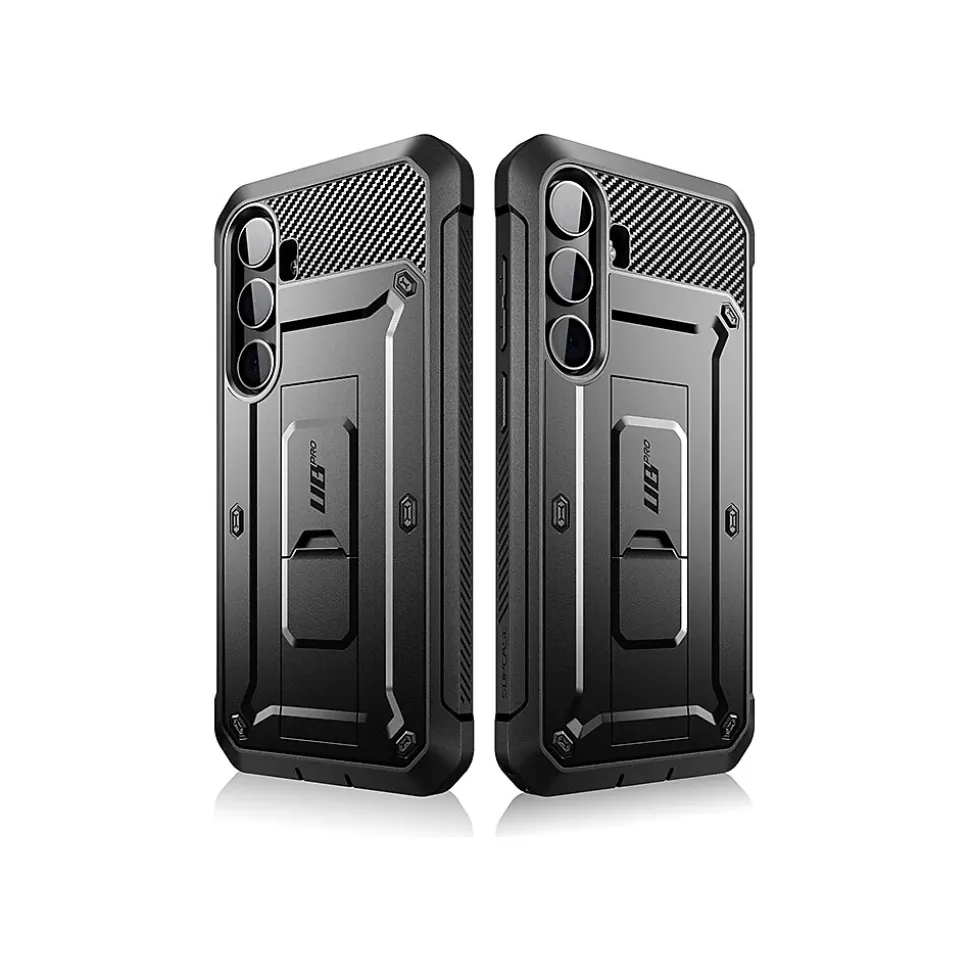 SUPCASE Unicorn Beetle Pro Rugged Case for Samsung Galaxy S24, Shock Absorbing, Black (GS24UBPR2SBK)