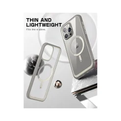 SUPCASE Unicorn Beetle Slim MagSafe Phone Case for iPhone 15 Pro, Gray (SUP-iPhone2023Pro-6.1-UBMag-Gray)