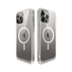 SUPCASE Unicorn Beetle Slim MagSafe Phone Case for iPhone 15 Pro Max, Gray (SUP-iPhone2023Max-6.7-UBMag-Clear)