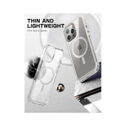 SUPCASE Unicorn Beetle Slim MagSafe Phone Case for iPhone 15 Pro Max, Gray (SUP-iPhone2023Max-6.7-UBMag-Clear)