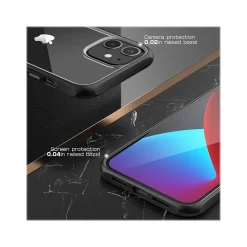 SUPCASE Unicorn Beetle Style MagSafe Battery Case for iPhone 12, Black/Gray (SUP-iPhone2020-6.1-UBStyle-Black)