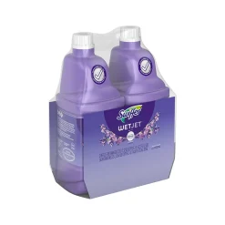 Swiffer WetJet Multi-Surface Floor Cleaner Refill, Lavender Vanilla Scent, 42.2 fl. oz., 2/Pack (3700026536)
