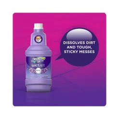 Swiffer WetJet Multi-Surface Floor Cleaner Refill, Lavender Vanilla Scent, 42.2 fl. oz., 2/Pack (3700026536)