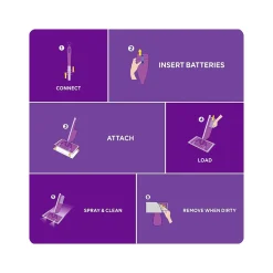 Swiffer WetJet Multi-Surface Floor Cleaner Refill, Lavender Vanilla Scent, 42.2 fl. oz., 2/Pack (3700026536)