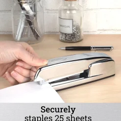 Swingline 747 Desktop Stapler, 25-Sheet Capacity, Chrome (74720)