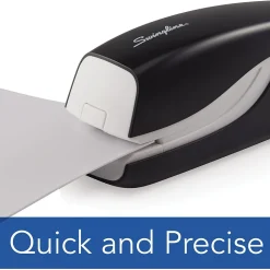 Swingline Breeze Stapler, 20 Sheet Capacity, Black/White (42131)