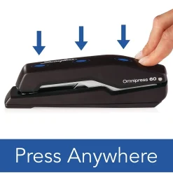 Swingline Desktop Stapler, 60 Sheet Capacity, Black/Grey (5000590)