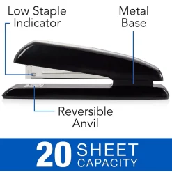 Swingline Desktop Stapler, 20-Sheet Capacity, Black (S7064601G)