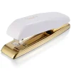 Swingline Durable Desktop Stapler, 20-Sheet Capacity, White/Gold (64701)