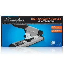 Swingline Heavy Duty Desktop Stapler, 160 Sheet Capacity, Black/Gray (39005)