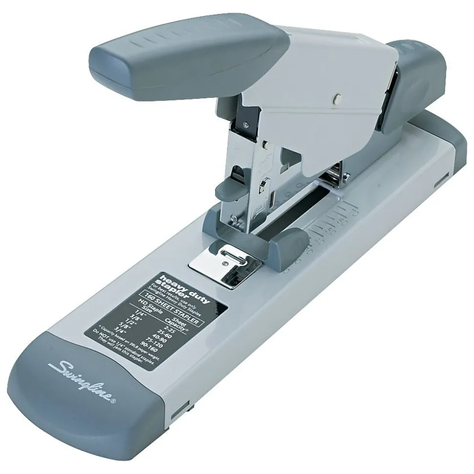 Swingline Heavy Duty Desktop Stapler, 160 Sheet Capacity, Platinum (39002)