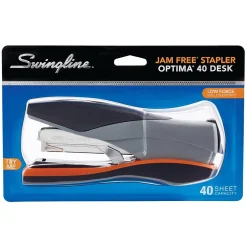 Swingline Optima 40 Desktop Stapler, 40-Sheet Capacity, Silver (S7087840)