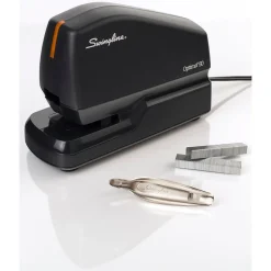 Swingline Optima 50 Electric Desktop Stapler, 50-Sheet Capacity, Staples Included, Black (48209)