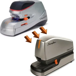 Swingline Optima 60 Electric Desktop Stapler, 60-Sheet Capacity, Staples Included, Gray/Silver (48210)