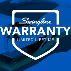 Swingline® Optima® Compact Low Force Stapler, 40 Sheet Capacity, Black/Silver (87842)