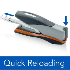 Swingline Optima Desk Stapler, 40 Sheet Capacity, Silver/Black (87845)