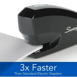 Swingline Speed Pro™ Electric Stapler Value Pack (Premium Staples & Staple Remover Included), 25 Sheet Capacity, Black (42140)